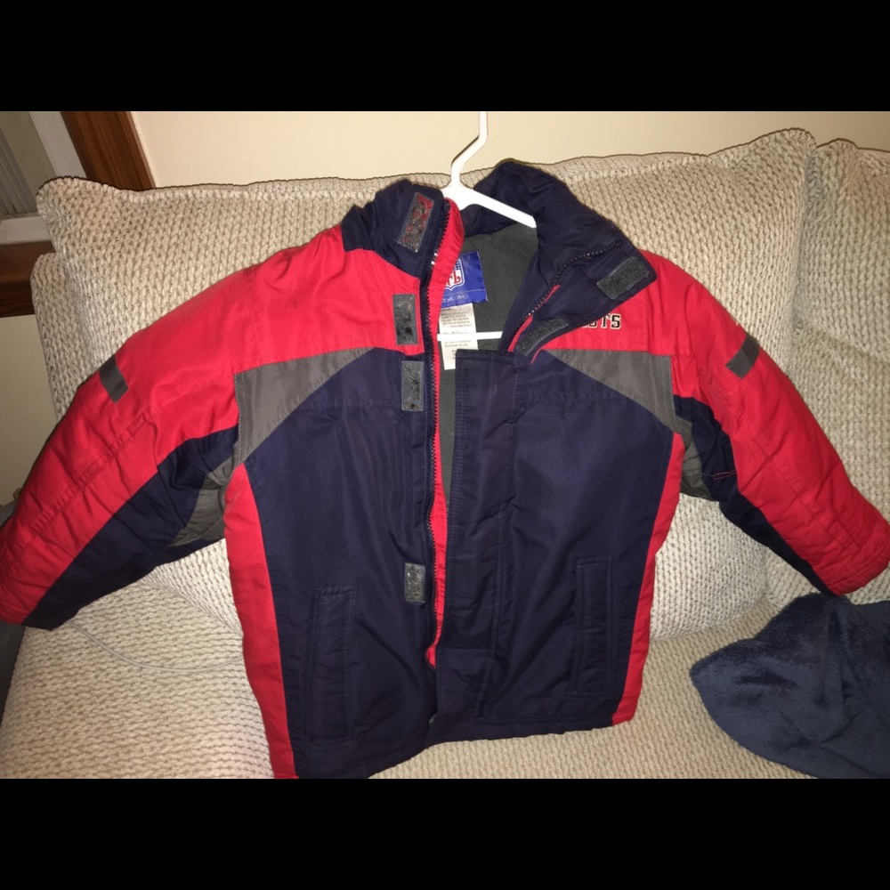 Boys Patriots winter coat